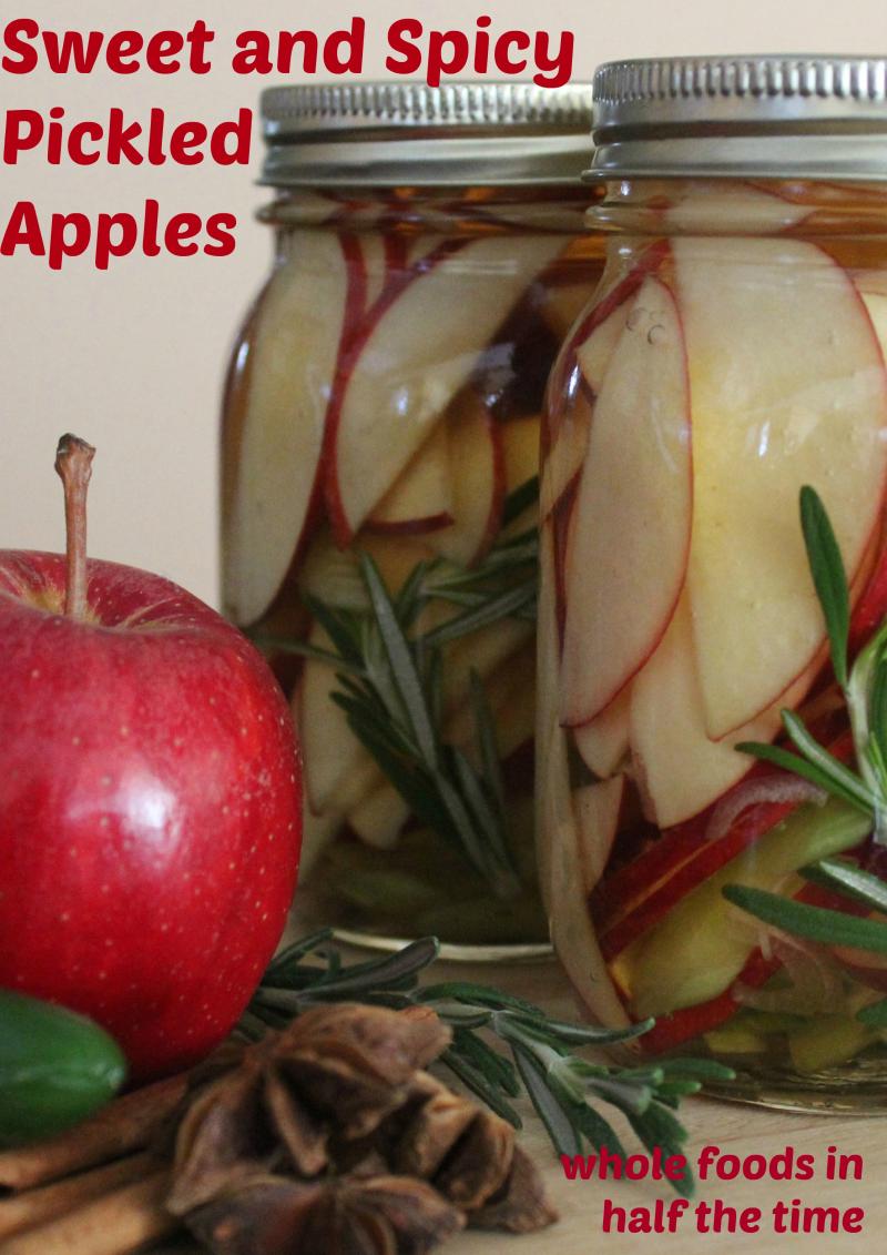 Sweet and Spicy Apple Pickles