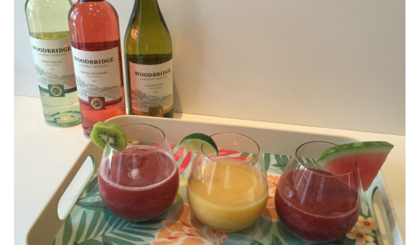 There are no real recipes rules for this easy entertaining wine slushy—use whatever fruit combos you like or find inspiration from the flavour notes of your favourite summer wines. | YMCFood | YummyMummyClub.ca