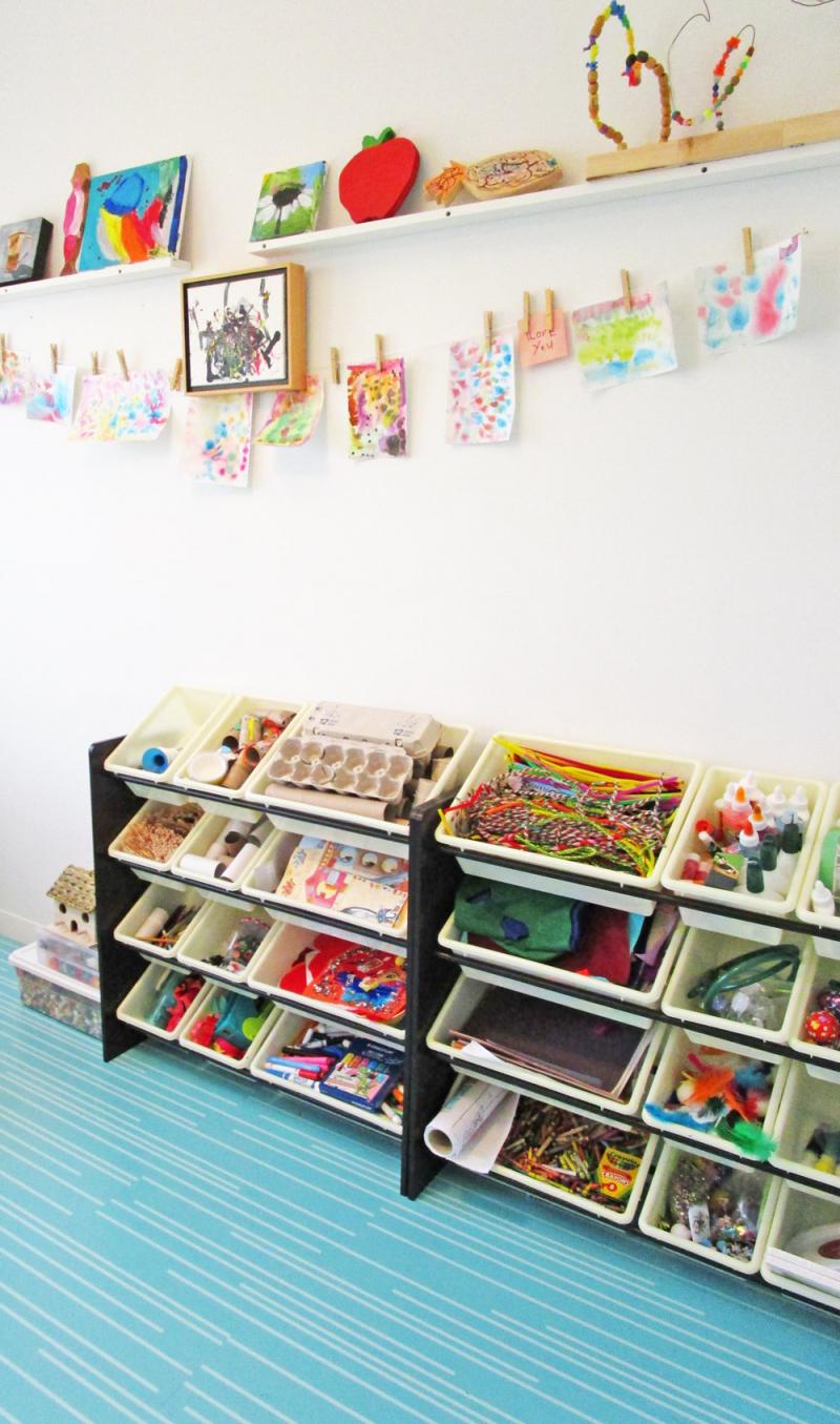 An organized craft space!