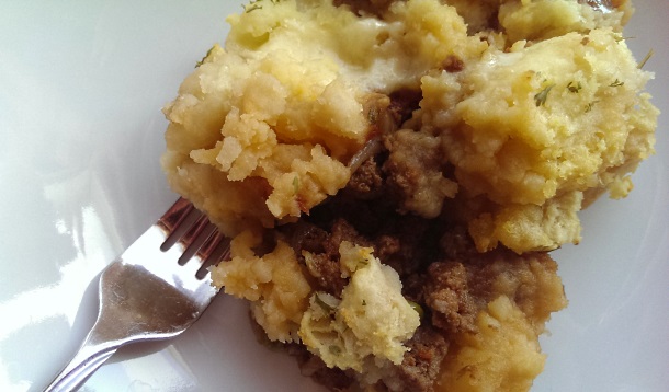 Homemade Irish Cheddar Shepherd's Pie Recipe with Guinness