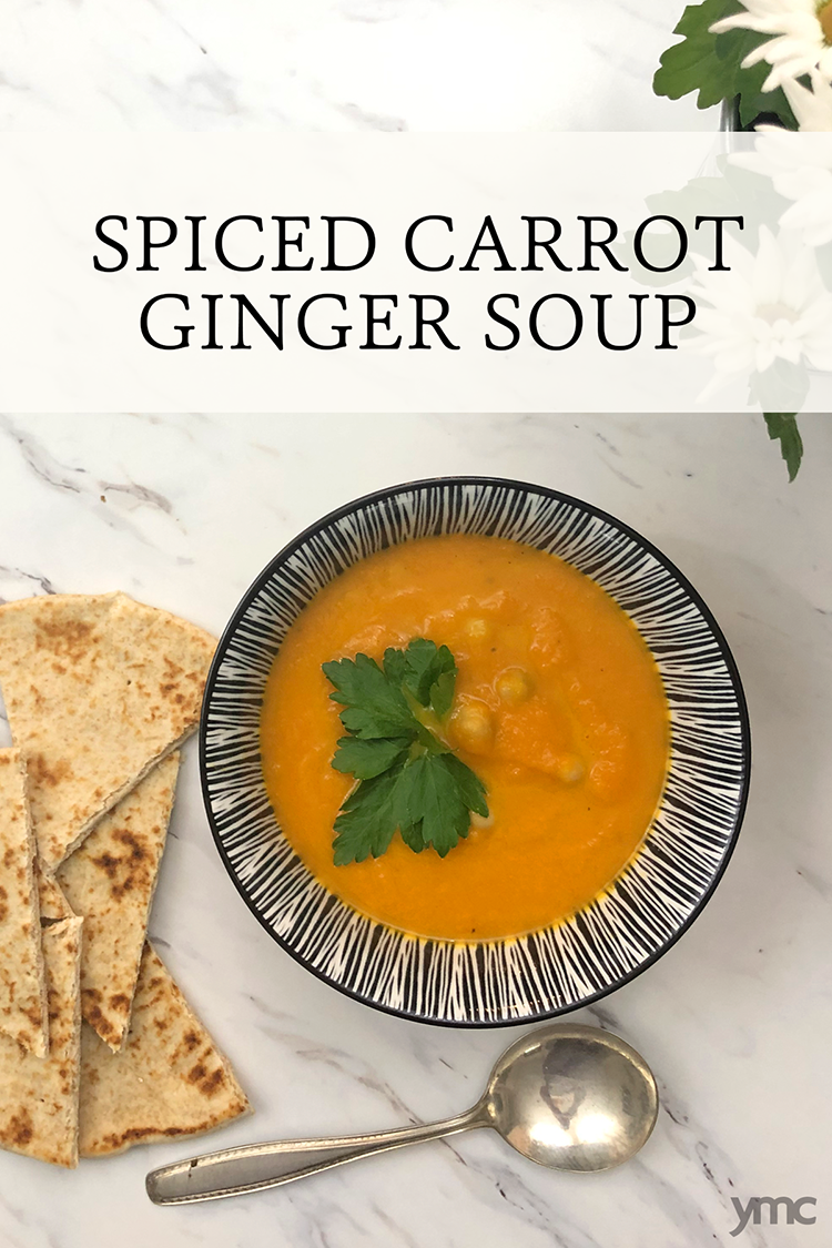Spiced Carrot Ginger Soup :: YummyMummyClub.ca