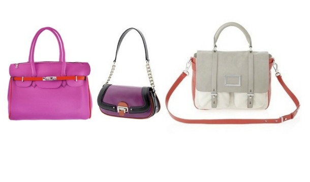 Colourblocked Handbags :: YummyMummyClub.ca