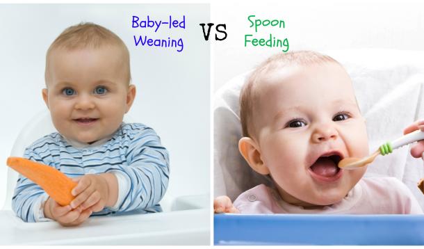 Introducing Solids: Baby-Led Weaning Vs. Spoon Feeding 