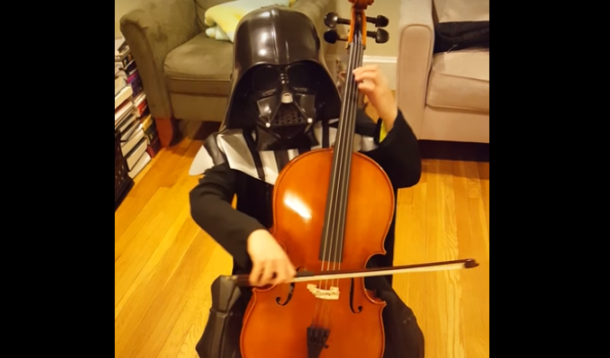 Darth Vader plays Cello | YummyMummyClub.ca