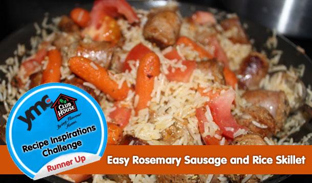 Easy Rosemary Sausage and Rice Skillet Recipe