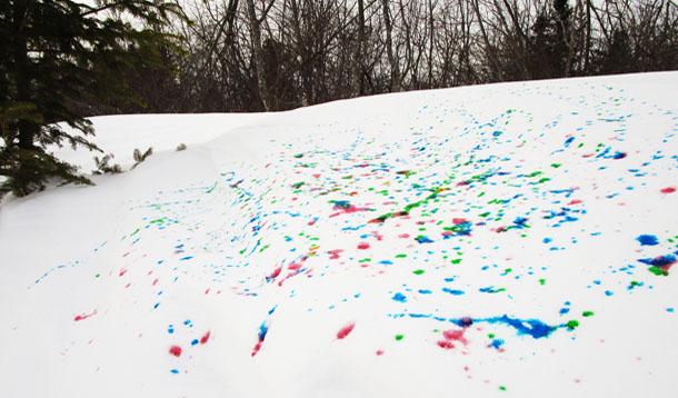 Get crafty with all the snow in your yard