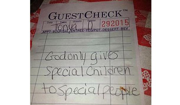 bill paid for child with special needs