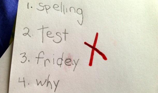 spelling test