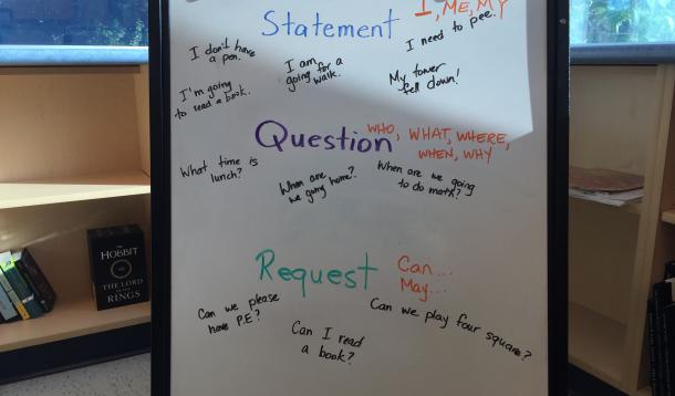 Statement, Question, or Request: Teaching Kids How to Ask For Help