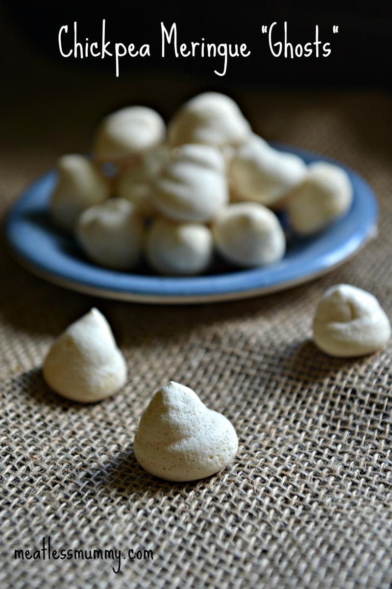 Halloween Chickpea Meringue Ghosts Yummymummyclub Ca