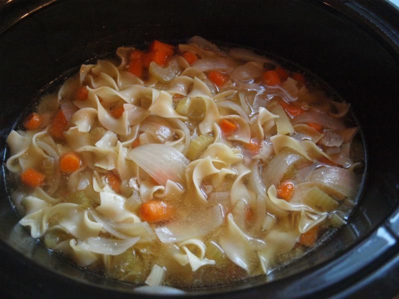 Crockpot Chicken Noodle Soup Recipe - Happy Healthy Mama